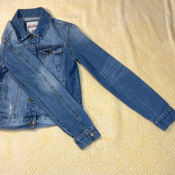 Mudd Jr’s med distressed jean jacket - Picture 8 of 14
